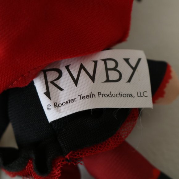 RWBY Ruby Rose Plush Figure Collectible Toy Rooster Teeth 2016 w/Tags - Picture 9 of 12